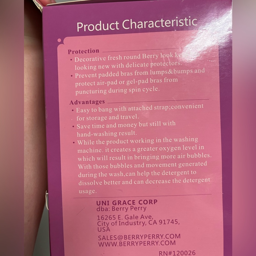 Pink Bra Washer - Picture 2 of 4